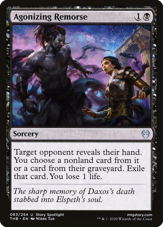 Agonizing Remorse - carta Magic The Gathering