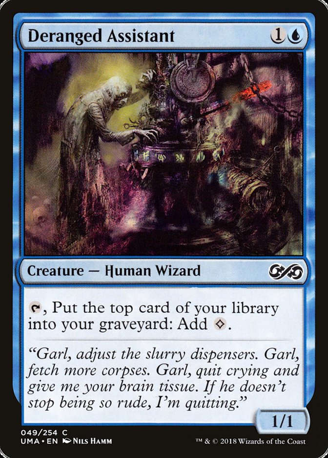 Deranged Assistant - carta Magic The Gathering