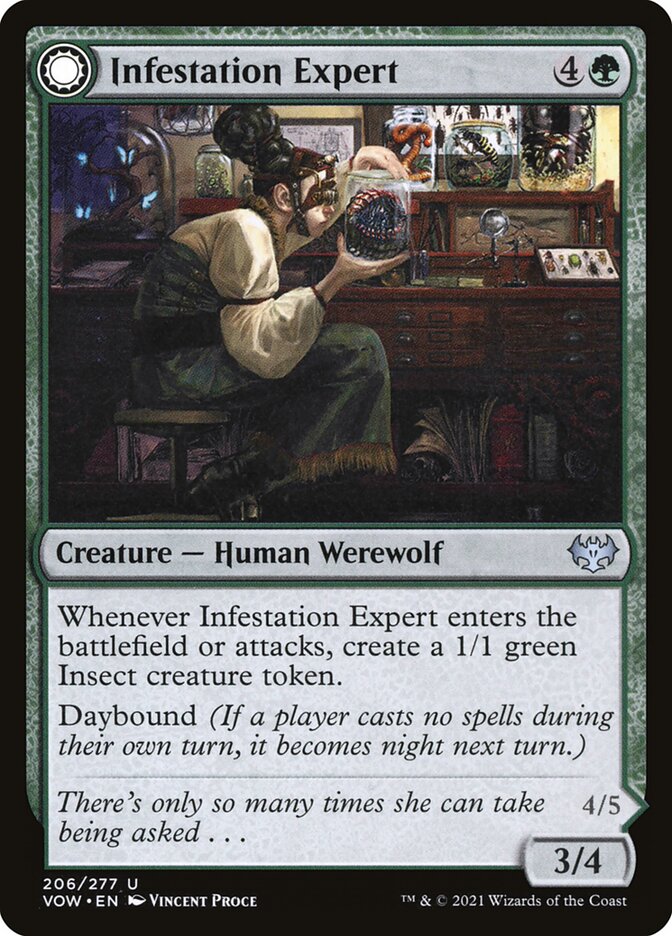 Infestation Expert - carta Magic The Gathering