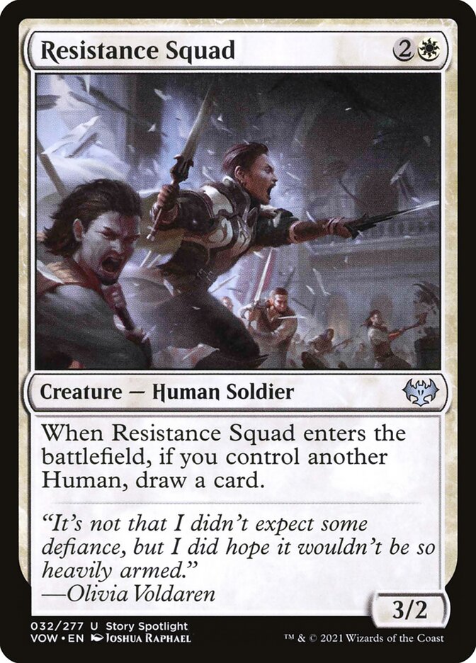 Resistance Squad - carta Magic The Gathering