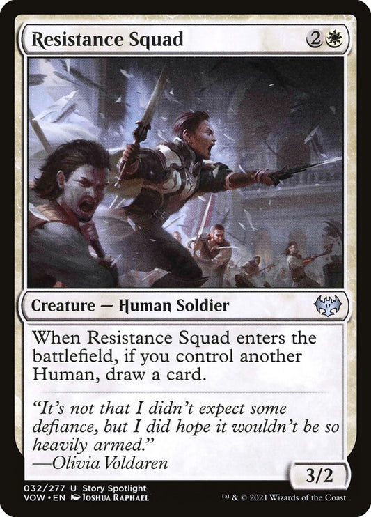 Resistance Squad - carta Magic The Gathering