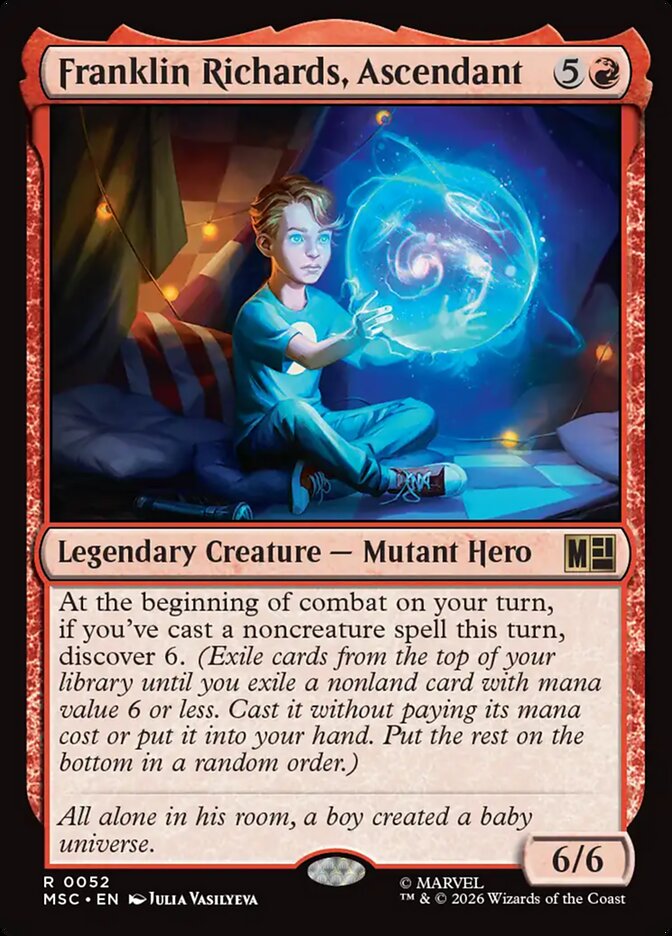 Franklin Richards, Ascendant - carta Magic The Gathering