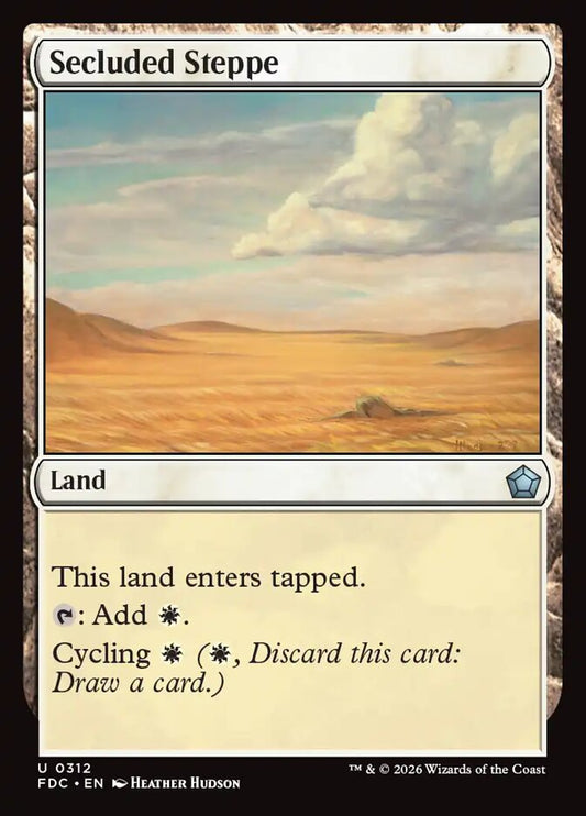 Secluded Steppe - carta Magic The Gathering