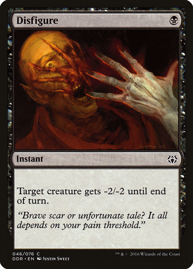 Disfigure - carta Magic The Gathering