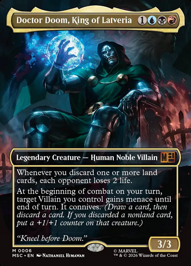 Doctor Doom, King of Latveria - carta Magic The Gathering