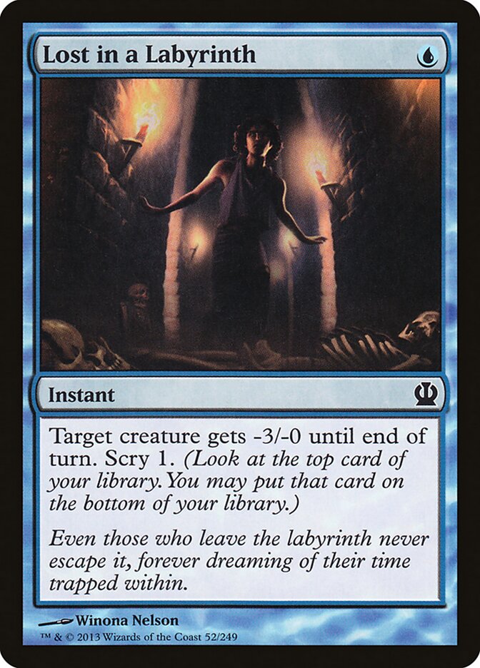 Lost in a Labyrinth - carta Magic The Gathering