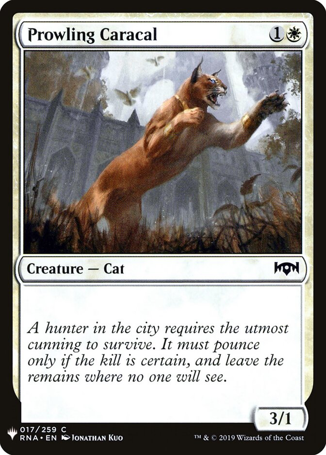 Prowling Caracal - carta Magic The Gathering
