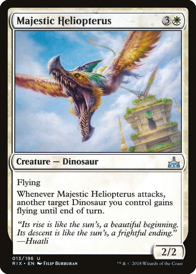 Majestic Heliopterus - carta Magic The Gathering