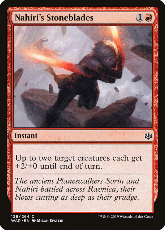 Nahiri's Stoneblades - carta Magic The Gathering