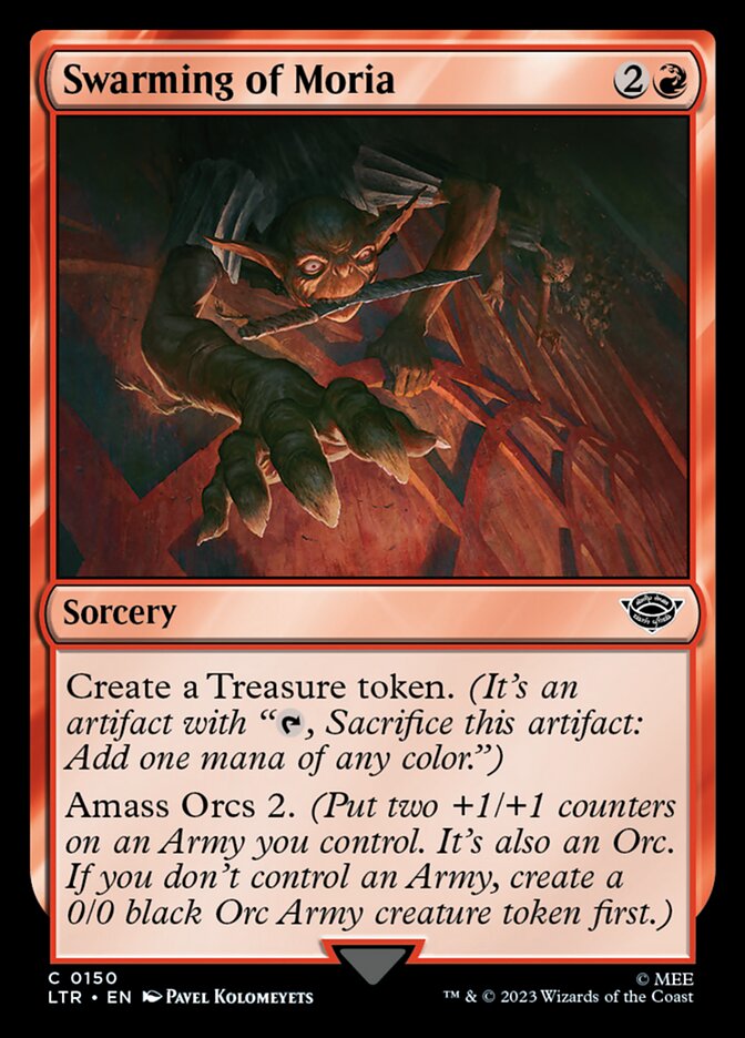 Swarming of Moria - carta Magic The Gathering