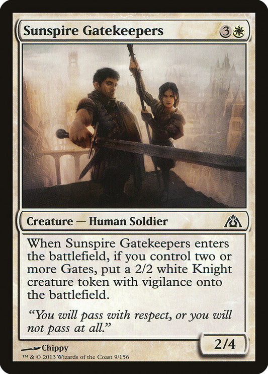 Sunspire Gatekeepers - carta Magic The Gathering