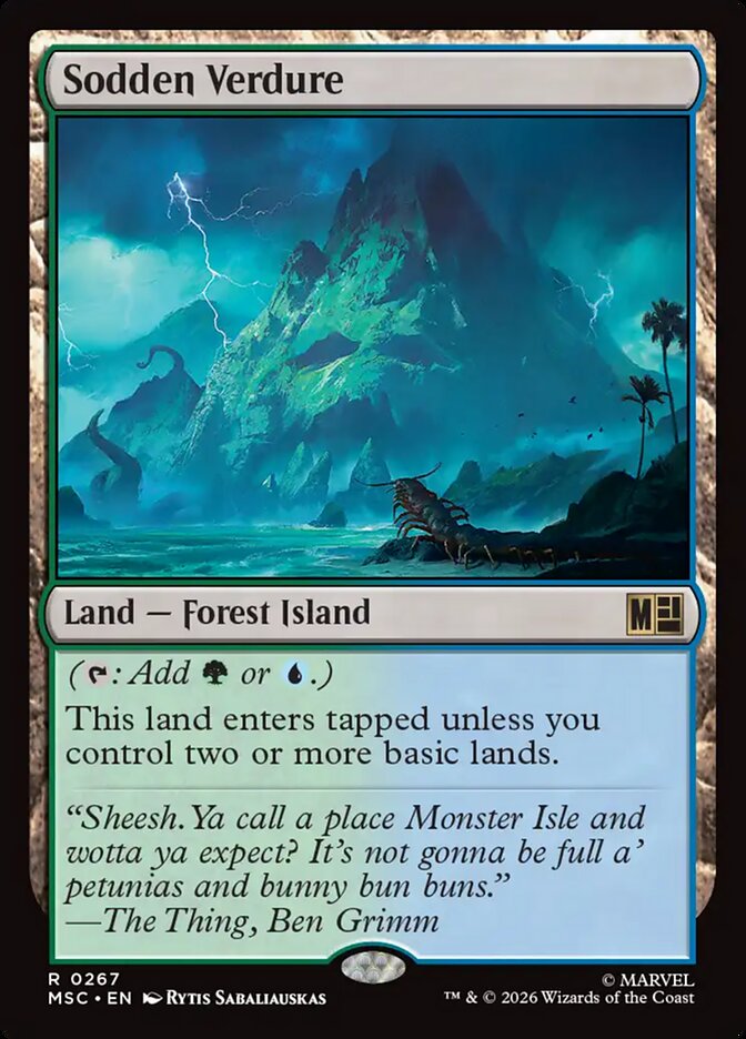 Sodden Verdure - carta Magic The Gathering