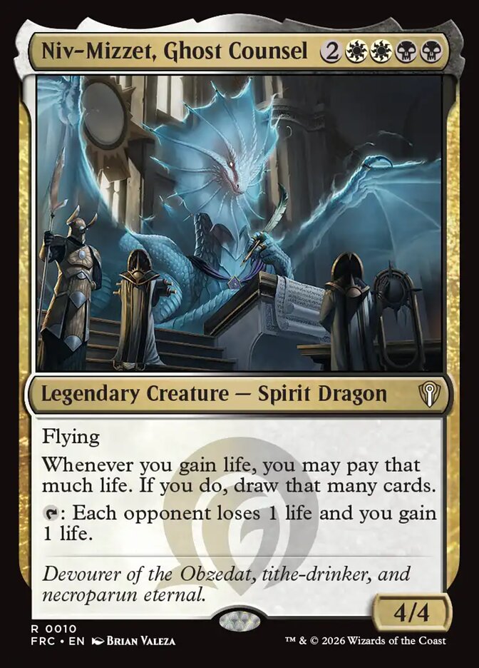 Niv-Mizzet, Ghost Counsel - carta Magic The Gathering