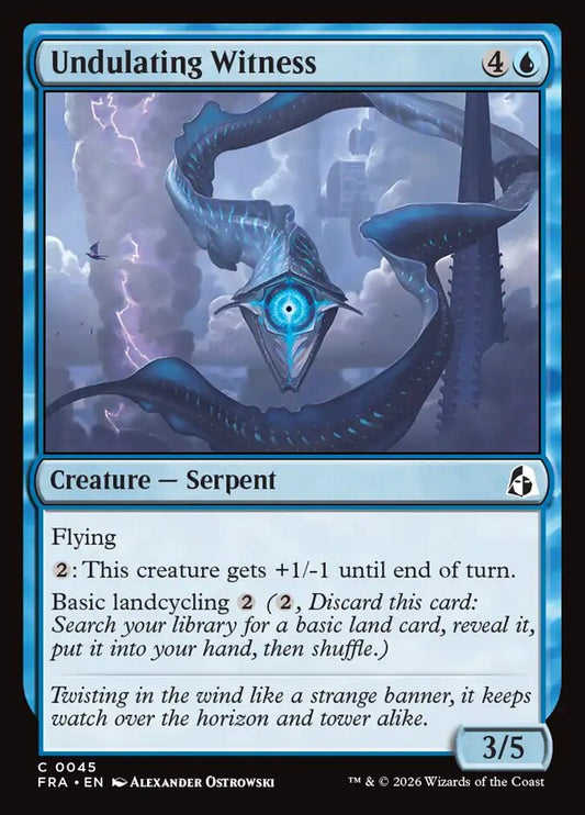 Undulating Witness - carta Magic The Gathering