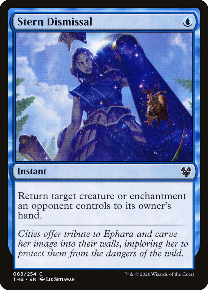 Stern Dismissal - carta Magic The Gathering