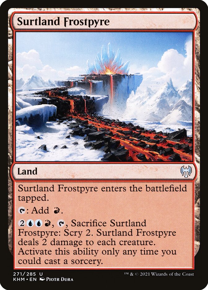 Surtland Frostpyre - carta Magic The Gathering