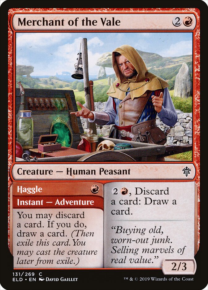 Merchant of the Vale // Haggle - carta Magic The Gathering