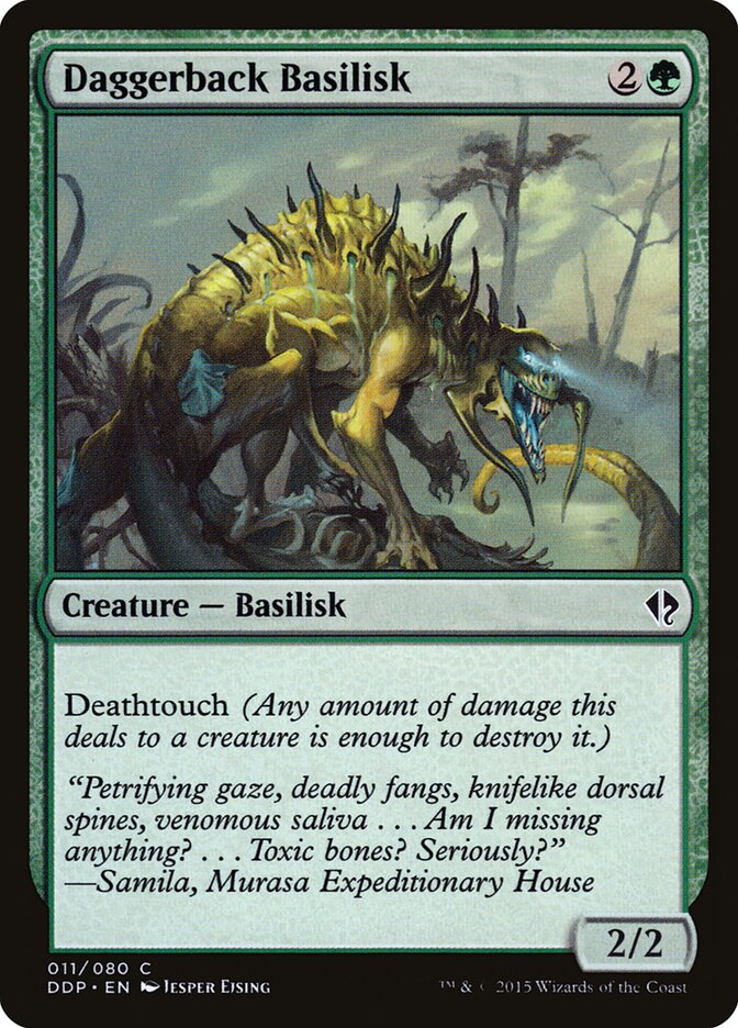 Daggerback Basilisk - carta Magic The Gathering