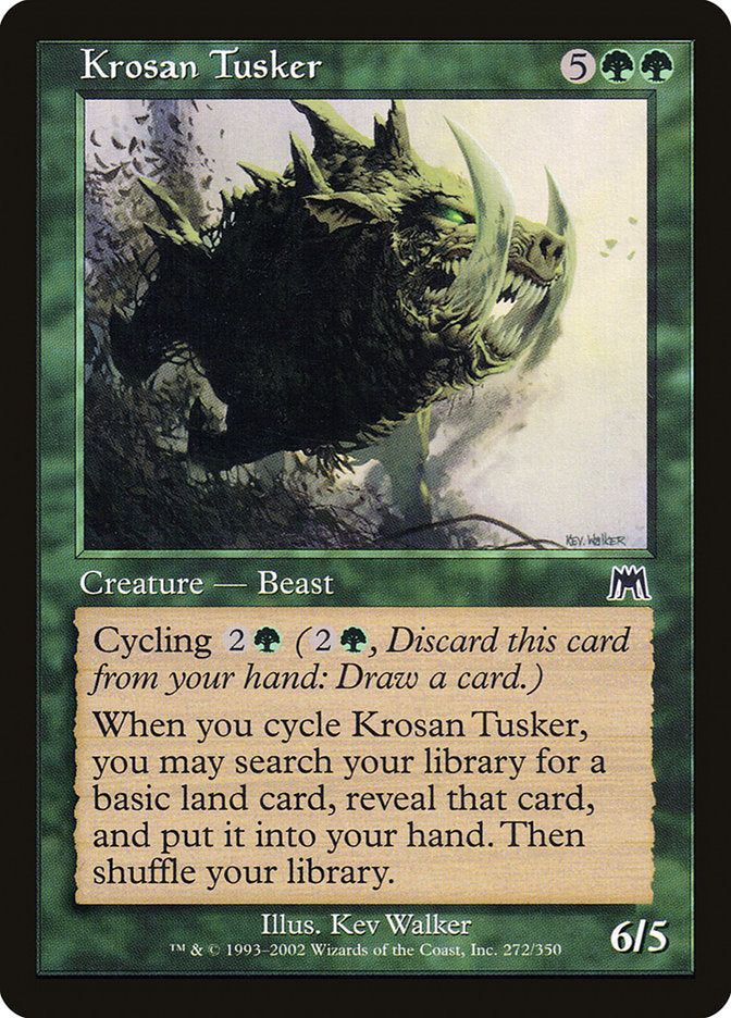 Krosan Tusker - carta Magic The Gathering
