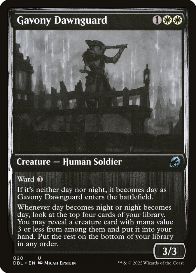 Gavony Dawnguard - carta Magic The Gathering