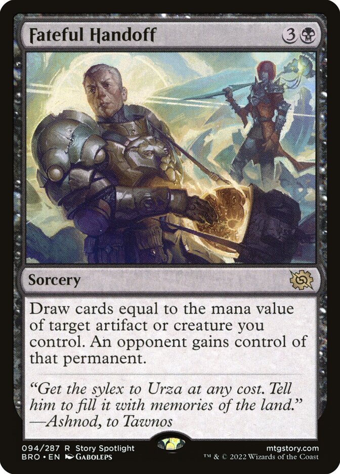 Fateful Handoff - carta Magic The Gathering