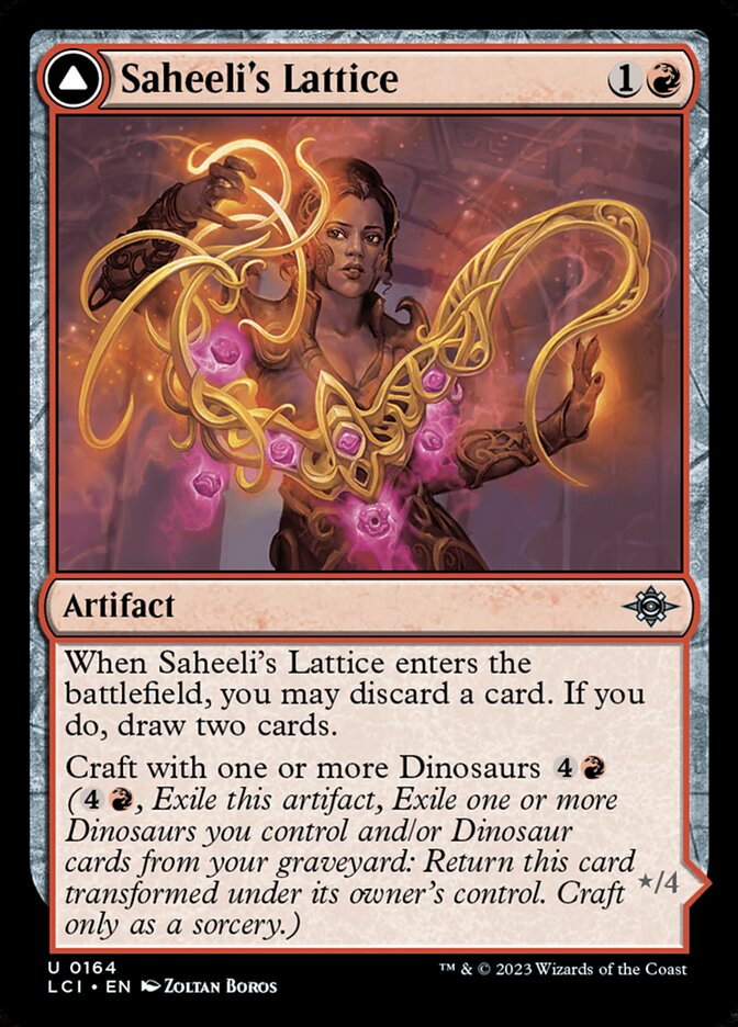 Saheeli's Lattice - carta Magic The Gathering