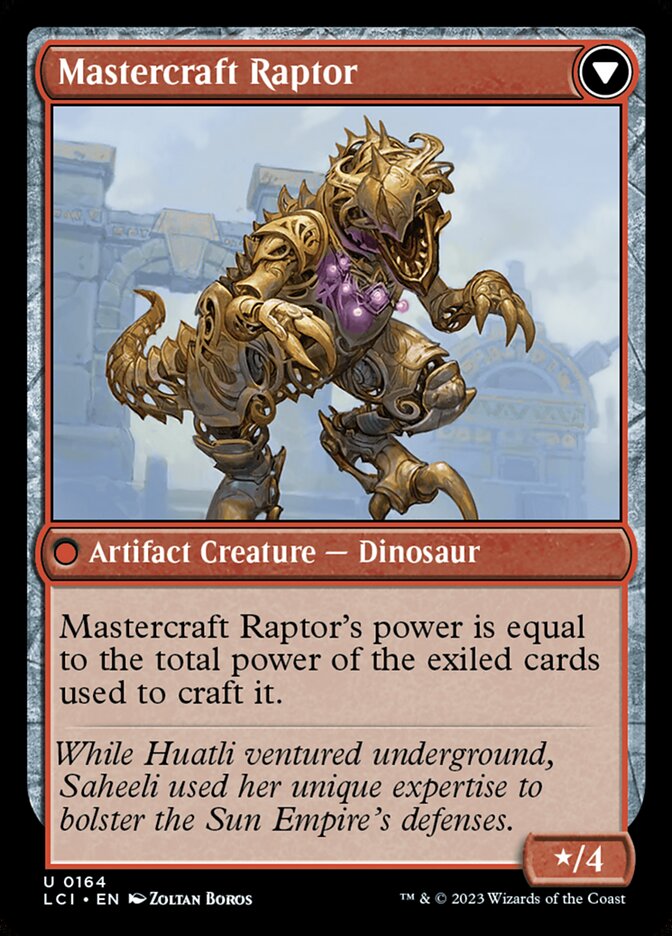 Mastercraft Raptor - carta Magic The Gathering
