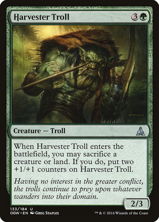 Harvester Troll - carta Magic The Gathering