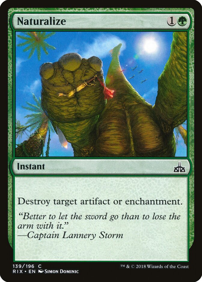 Naturalize - carta Magic The Gathering