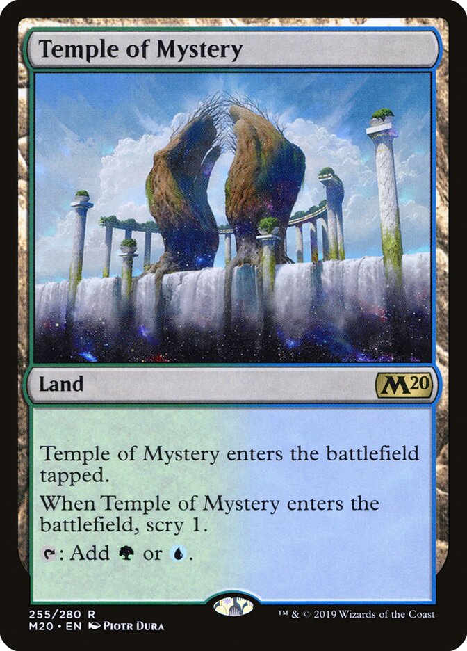 Temple of Mystery - carta Magic The Gathering