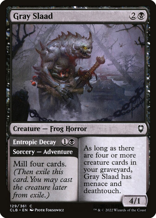Gray Slaad // Entropic Decay - CLB-129-NF-STD