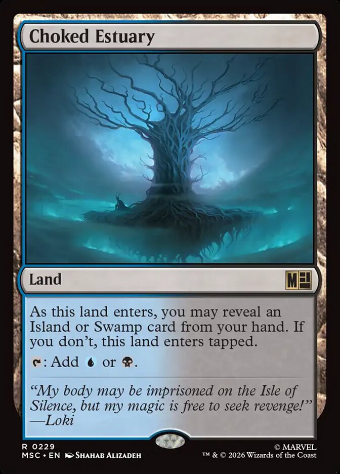 Choked Estuary - carta Magic The Gathering
