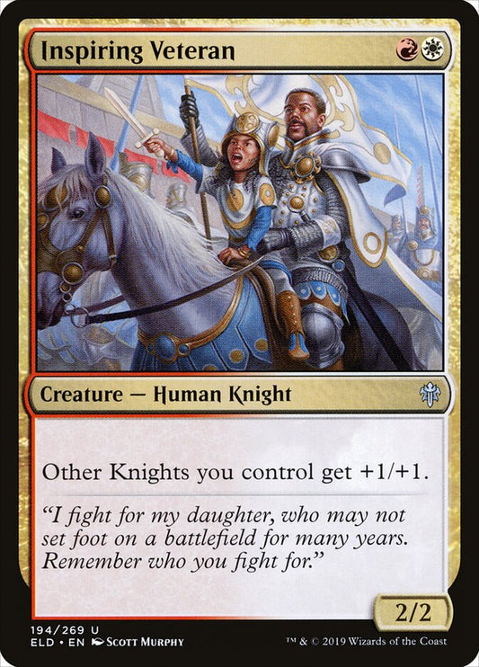 Inspiring Veteran - carta Magic The Gathering