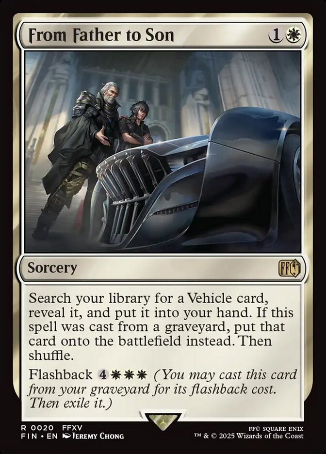 From Father to Son - carta Magic The Gathering