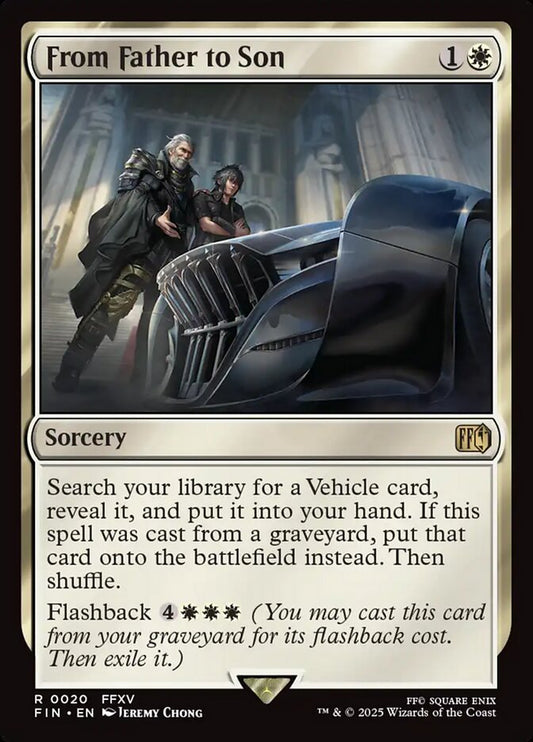 From Father to Son - carta Magic The Gathering