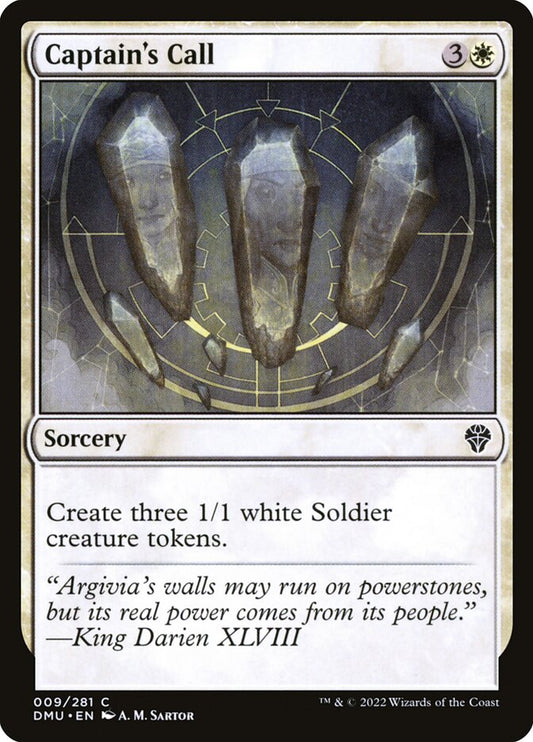 Captain's Call - carta Magic The Gathering