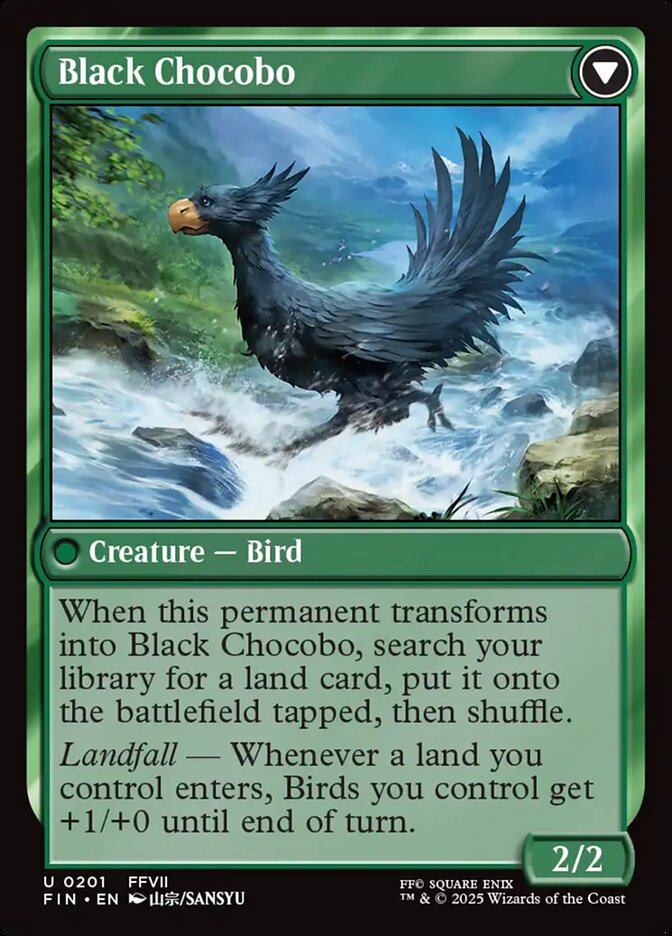 Black Chocobo - FIN-201-NF-ENC-FFV
