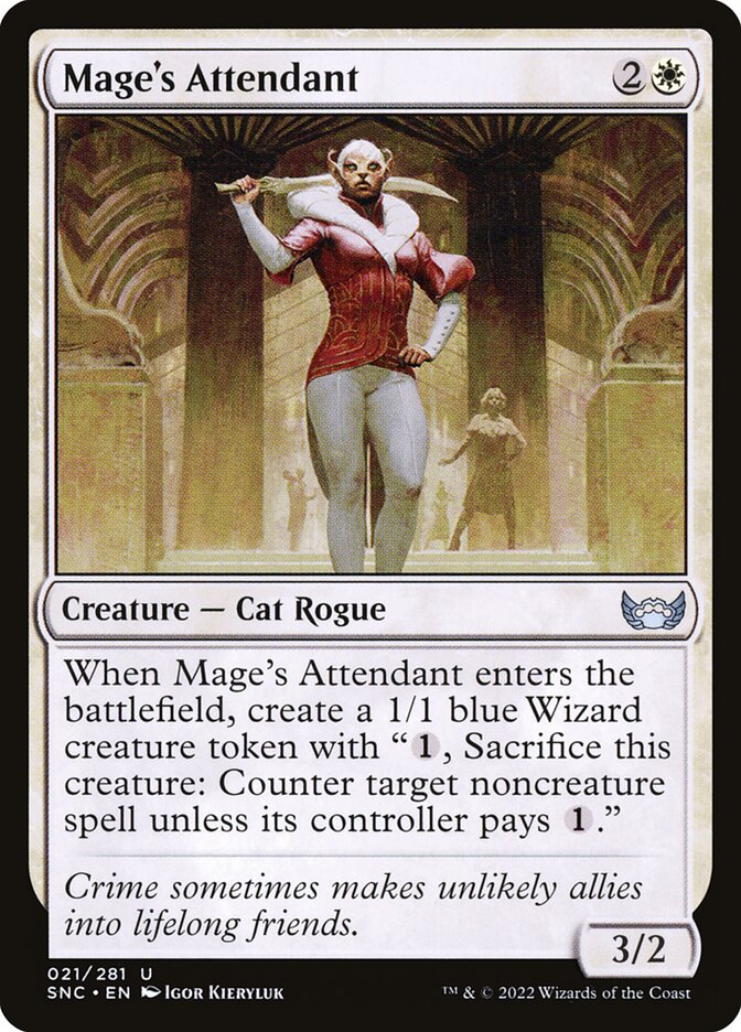 Mage's Attendant - carta Magic The Gathering
