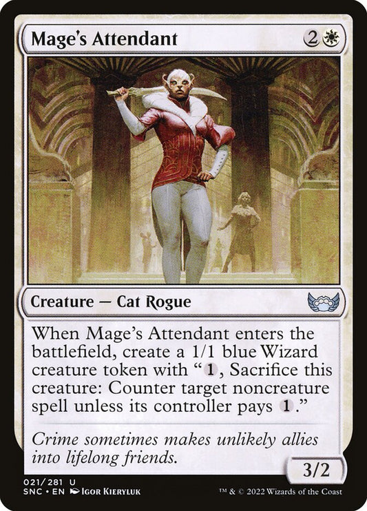 Mage's Attendant - carta Magic The Gathering