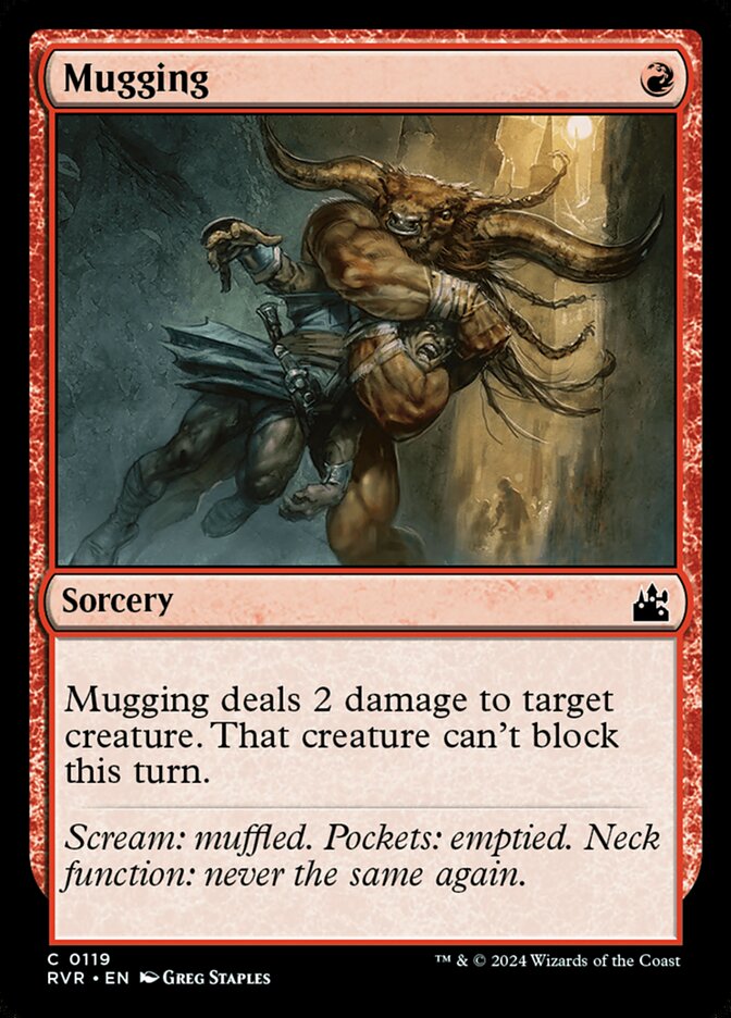 Mugging - carta Magic The Gathering