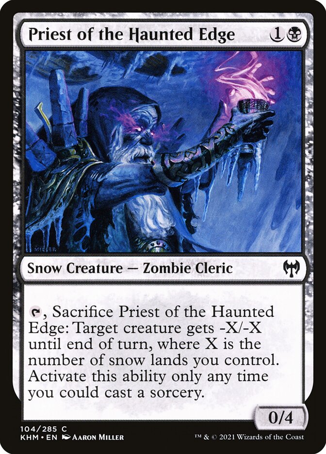 Priest of the Haunted Edge - carta Magic The Gathering