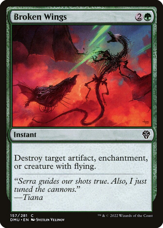 Broken Wings - carta Magic The Gathering