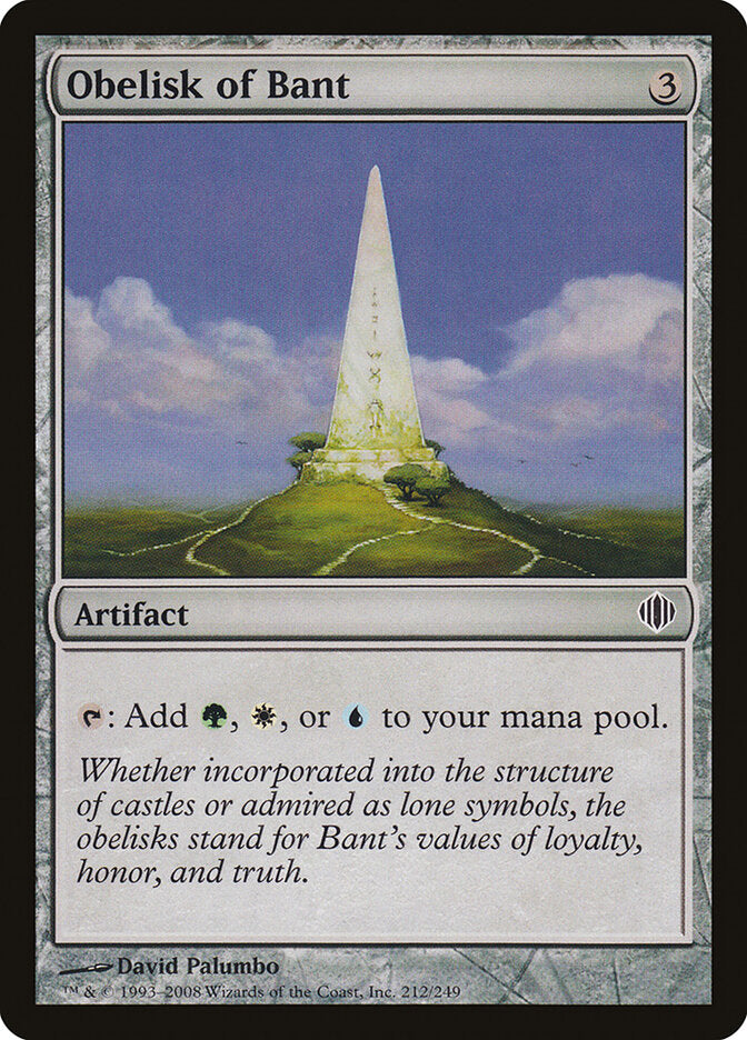 Obelisk of Bant - carta Magic The Gathering