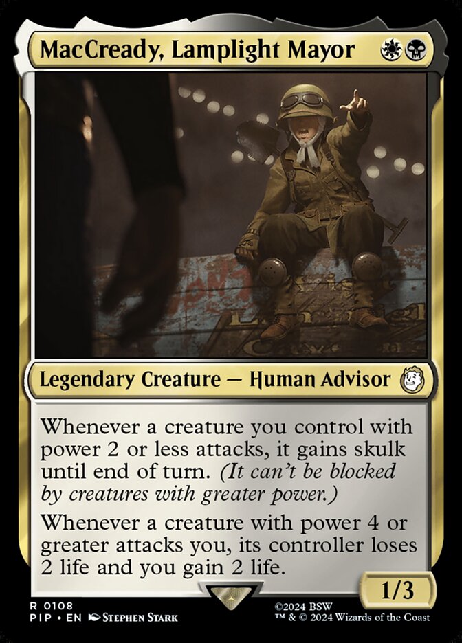 MacCready, Lamplight Mayor - carta Magic The Gathering