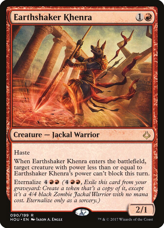 Earthshaker Khenra - carta Magic The Gathering