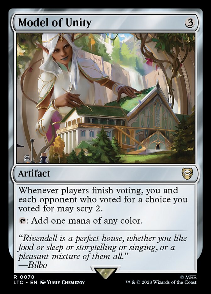 Model of Unity - carta Magic The Gathering
