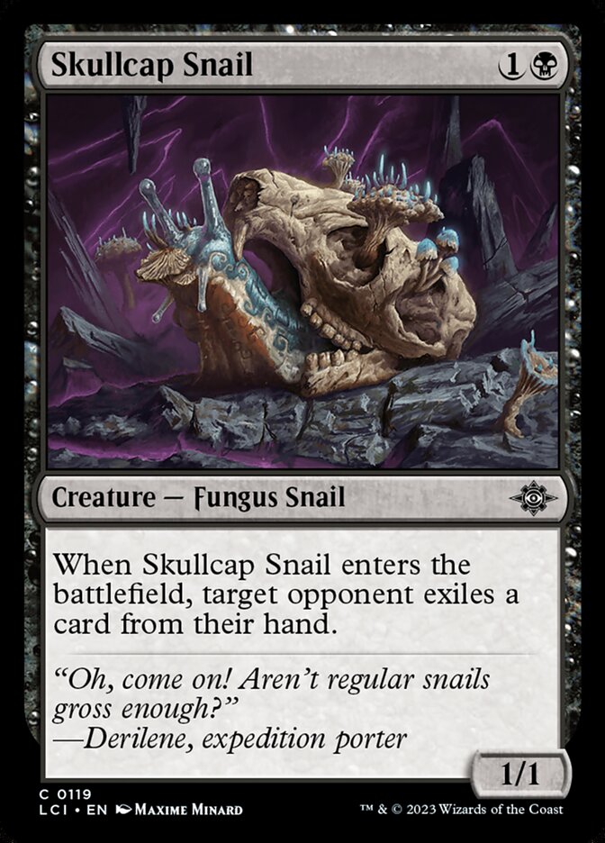 Skullcap Snail - carta Magic The Gathering
