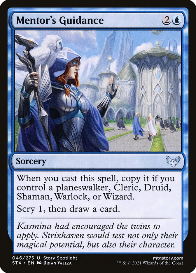 Mentor's Guidance - carta Magic The Gathering