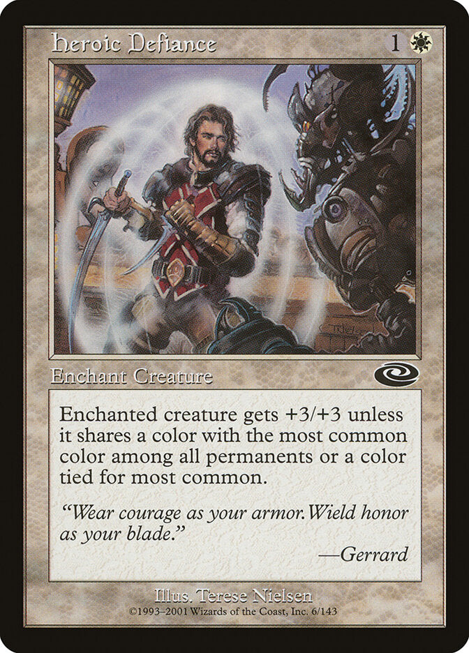 Heroic Defiance - carta Magic The Gathering