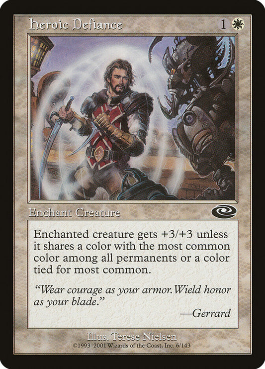 Heroic Defiance - carta Magic The Gathering